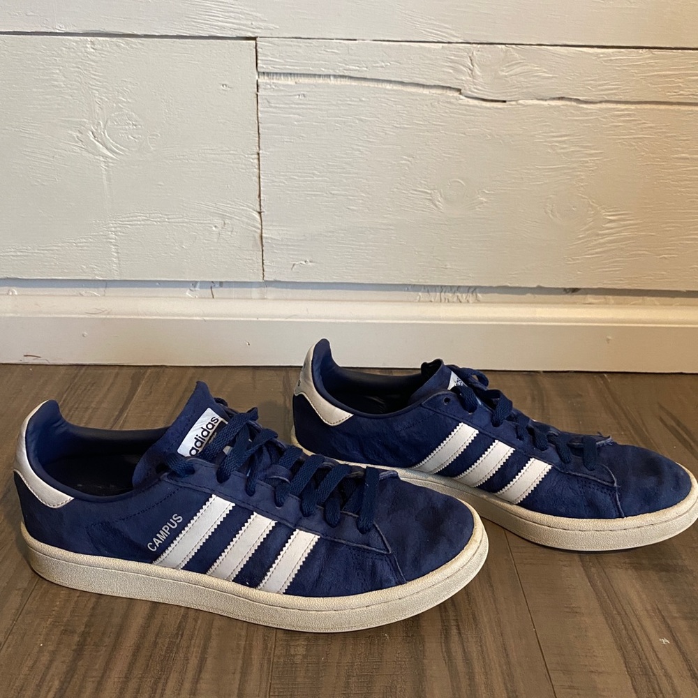 Adidas Campus 80s Mens Shoes in size 8 - Navy Blue